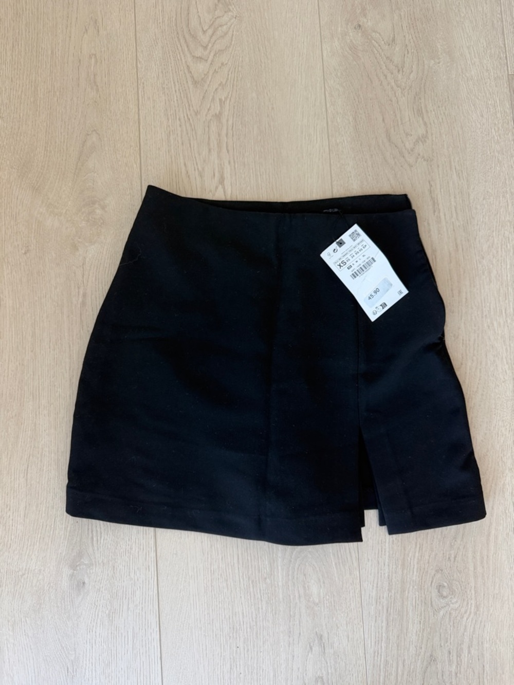Zara Black Mini Skort